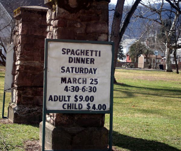 Spaghetti Dinner March 25, 2017